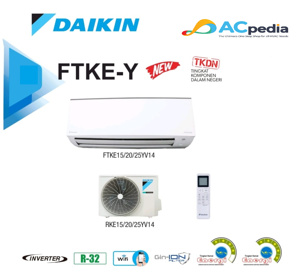 Daikin AC Single Splitwall STKE25YV