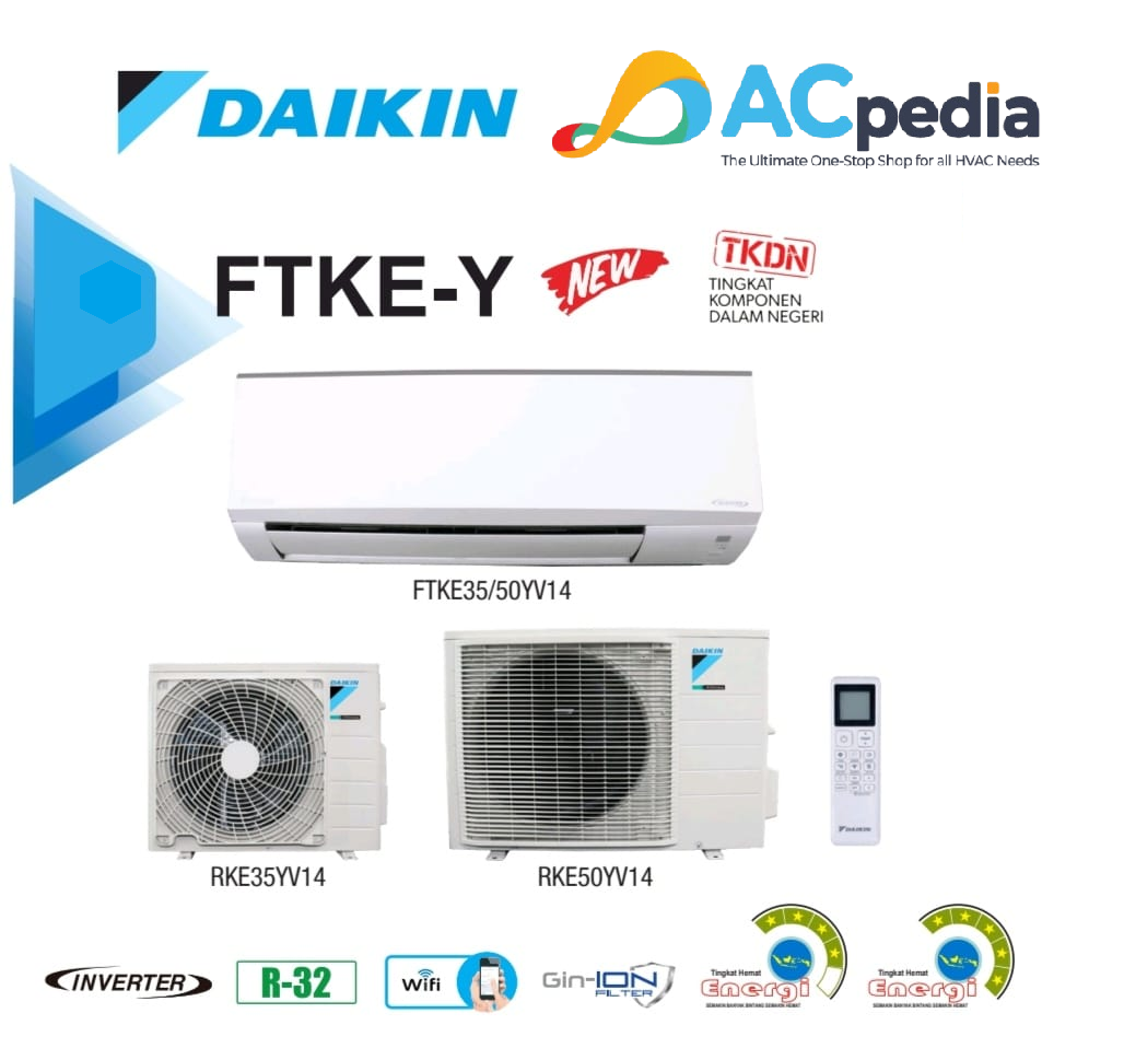 Daikin AC Single Splitwall STKE35YV