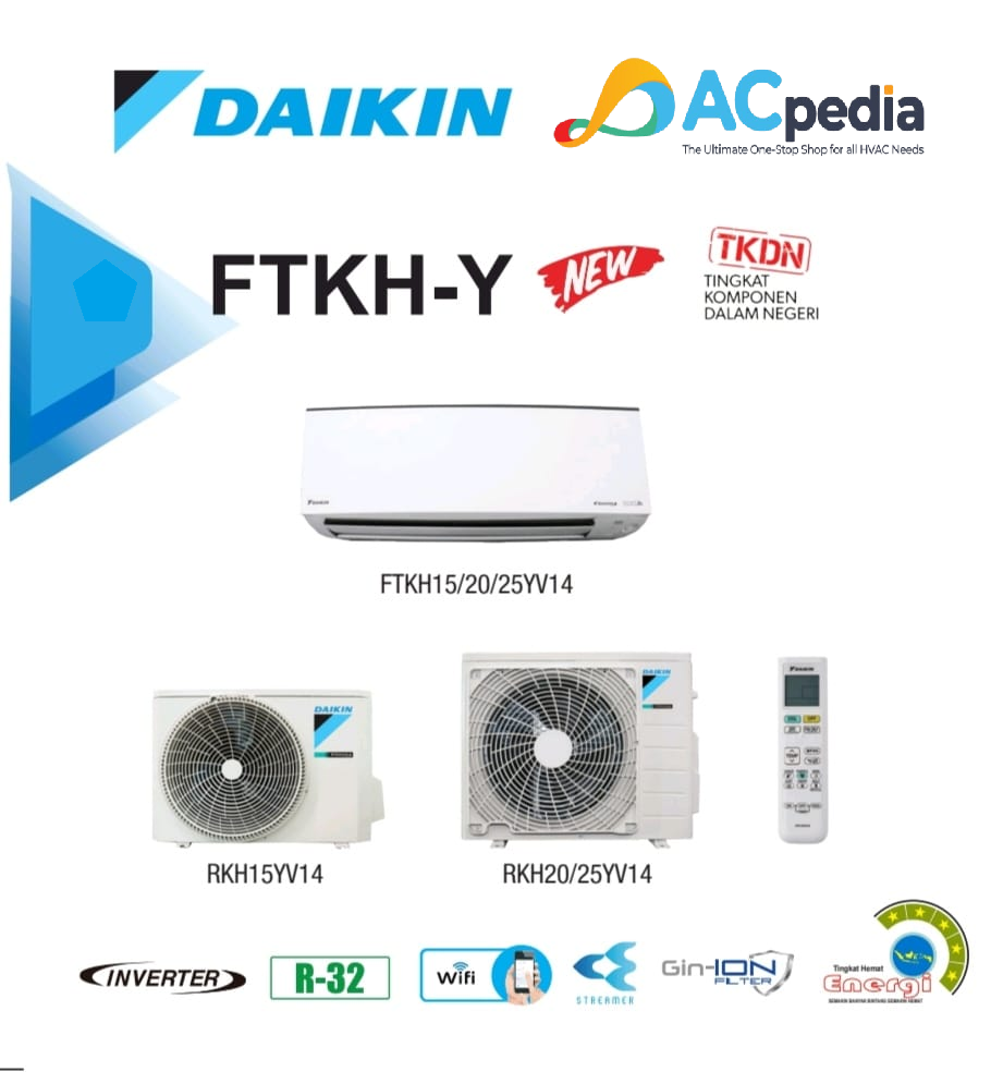 Daikin AC Single Splitwall STKH15YV