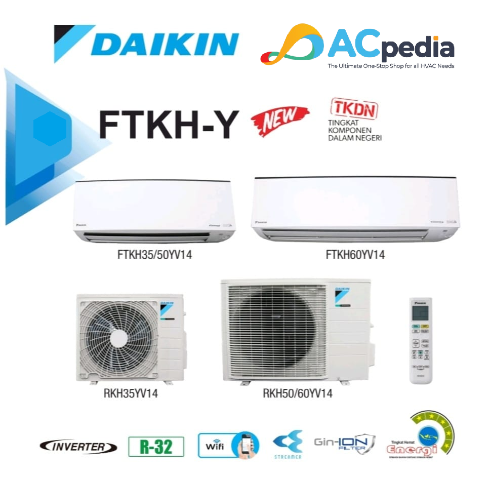 Daikin AC Single Splitwall STKH35YV
