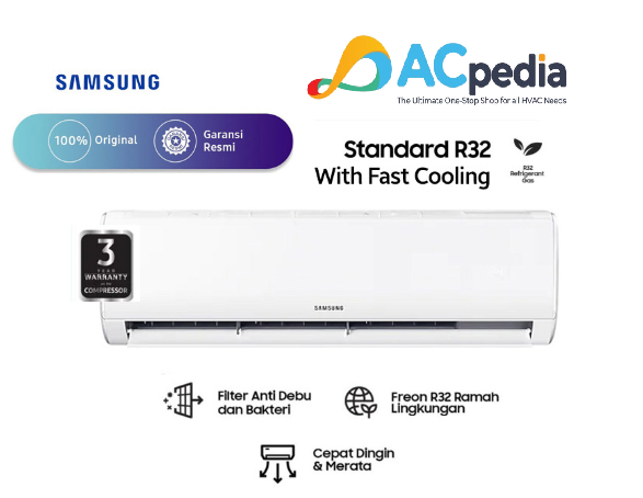 Samsung AC Wall Mounted Split Standard 1/2 PK - AR05BGHQASINSE