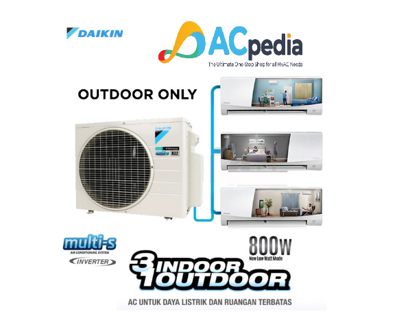 Daikin AC Multi-S Inverter 3 Koneksi Outdoor Only 3 PK - MKC70SVM4