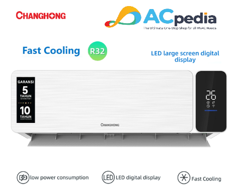 Changhong AC Wall Mounted Split Low Watt 1/2 PK - CSC-05RDX4 