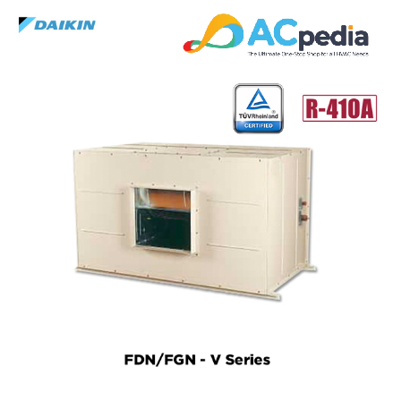 Daikin AC Packaged Split Duct H Series Horizontal Non Inverter R410A 8 PK ( 3 Phase ) - FDN80HV14 + RN80HY14