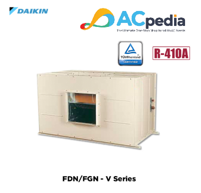 Daikin AC Packaged Split Duct H Series Vertical Non Inverter R410A 10 PK ( 3 Phase ) - FDN100HV14 + RCN100HY14