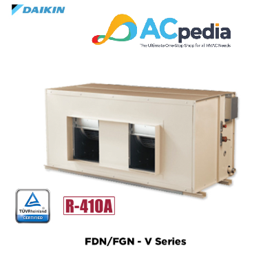 Daikin AC Packaged Split Duct H Series Vertical Non Inverter R410A 15 PK ( 3 Phase ) - FDN150HY14 + RCN150HY14